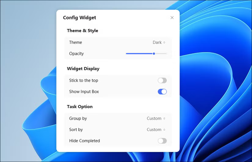 How to use TickTick desktop widget instead of to-do apps Picture 5