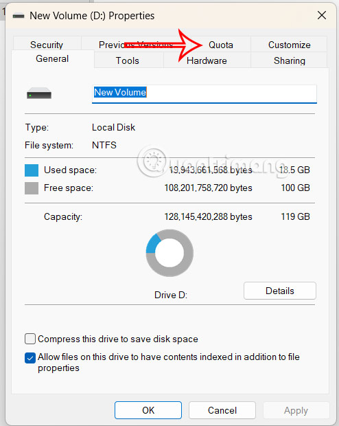 How to use Disk Quota to limit Windows storage capacity Picture 1