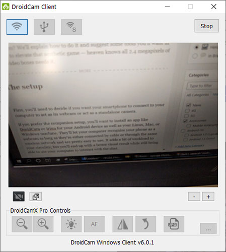 How to use DroidCam to turn your phone into a webcam for your computer Picture 4
