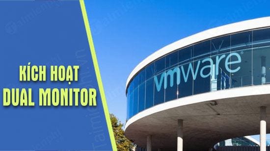 Picture 1 of How to use dual-monitor display mode on VMware
