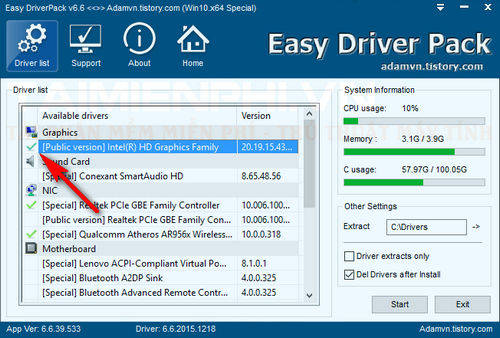 Picture 1 of How to use Easy DriverPack