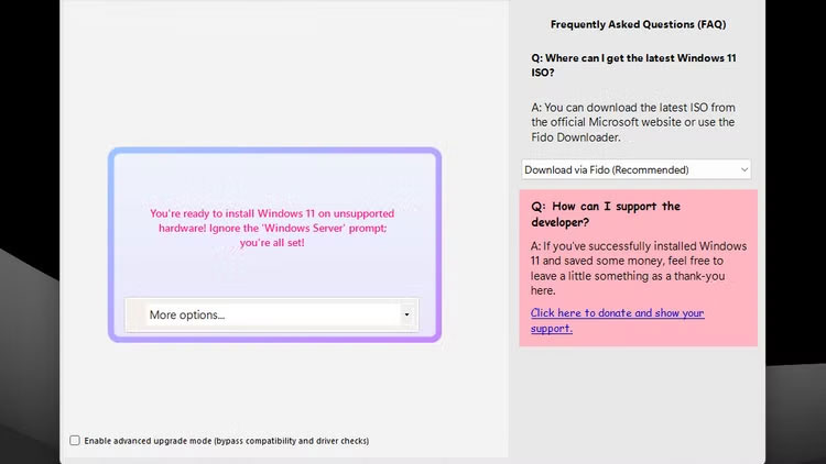 How to use Flyby11 to install Windows 11 on an old computer Picture 3