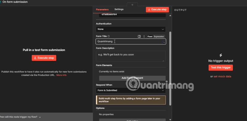 images 4 of How to use Form Trigger to run a Workflow in n8n