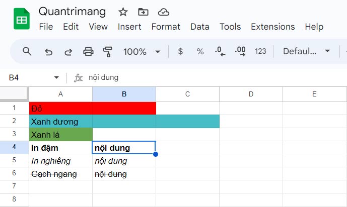 Picture 8 of How to use Format Painter in Google Sheets