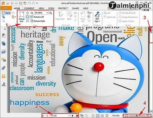Picture 5 of How to use Foxit Reader to read PDF files