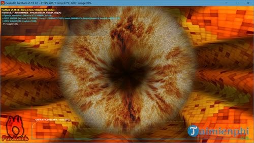 How to use Furmark to test VGA, CPU, GPU of computer Picture 10