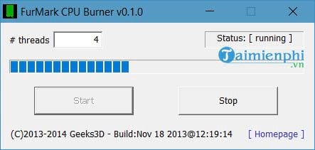 How to use Furmark to test VGA, CPU, GPU of computer Picture 7