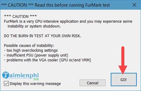 How to use Furmark to test VGA, CPU, GPU of computer Picture 9