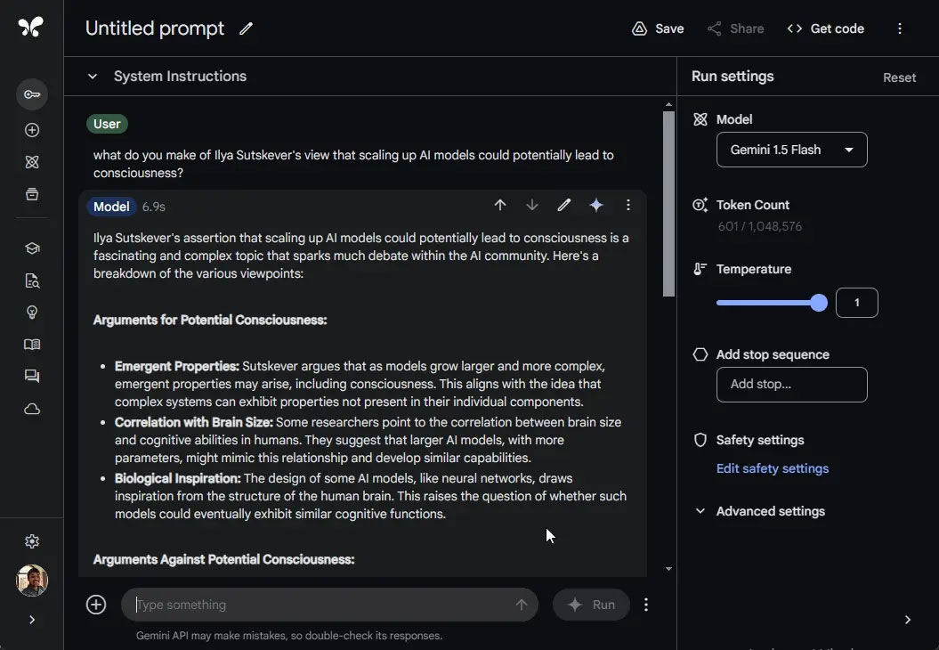 How to use Gemini 1.5 Flash for free Picture 4
