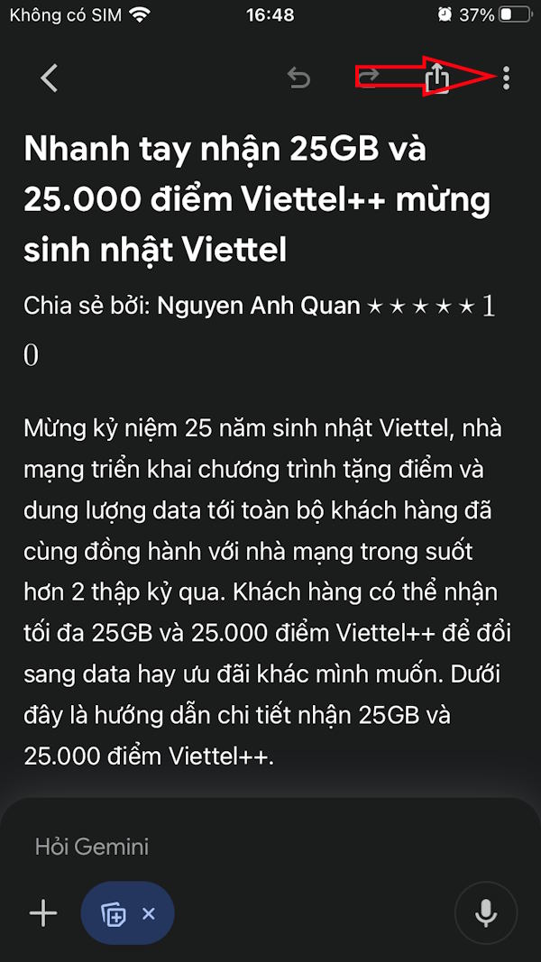 How to use Gemini Canvas to transfer photos to Google Docs Picture 5