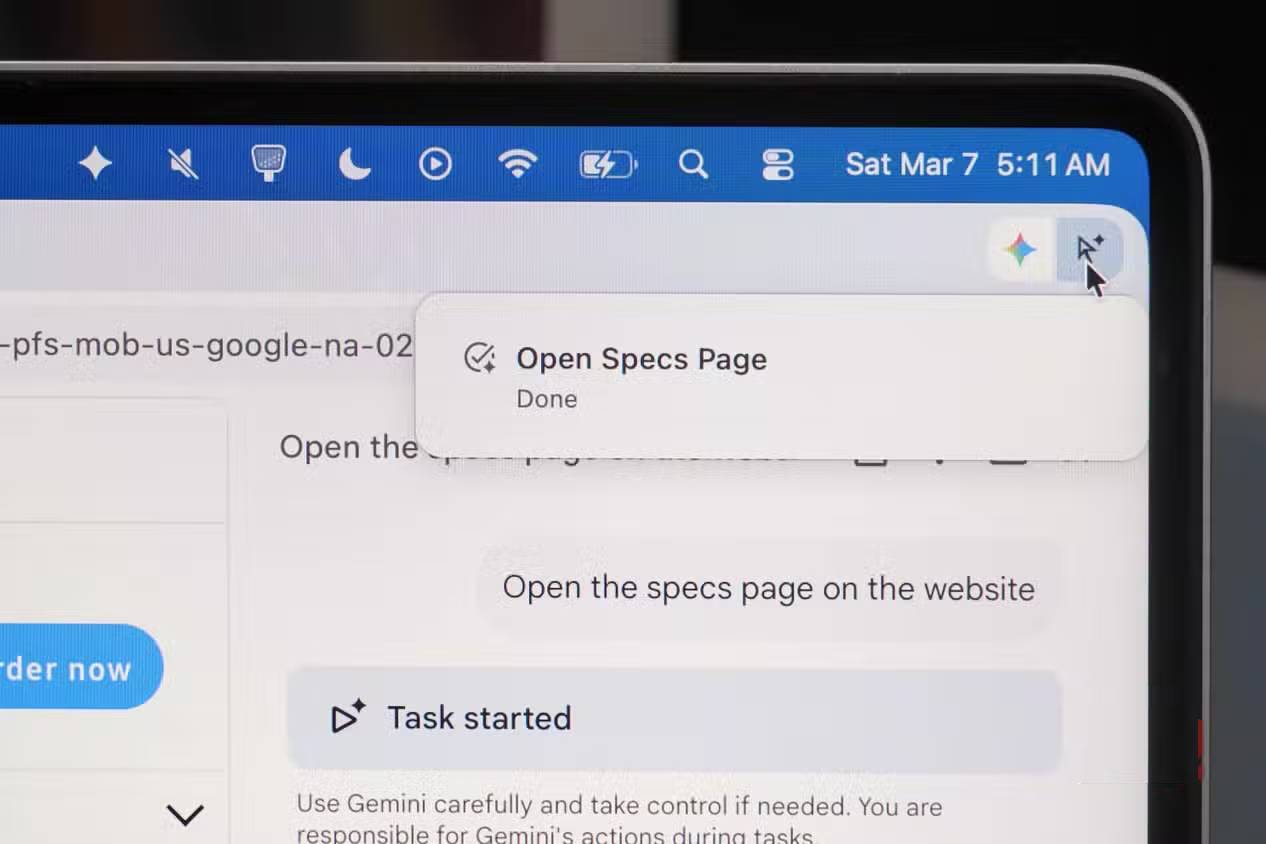 Gemini on Google Chrome helps users save time. Picture 7