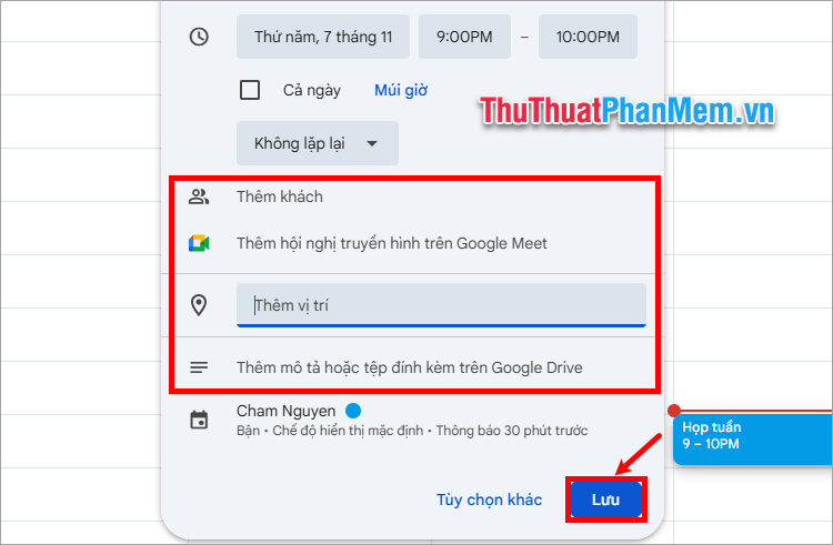 How to use Google Calendar from A->Z Picture 21