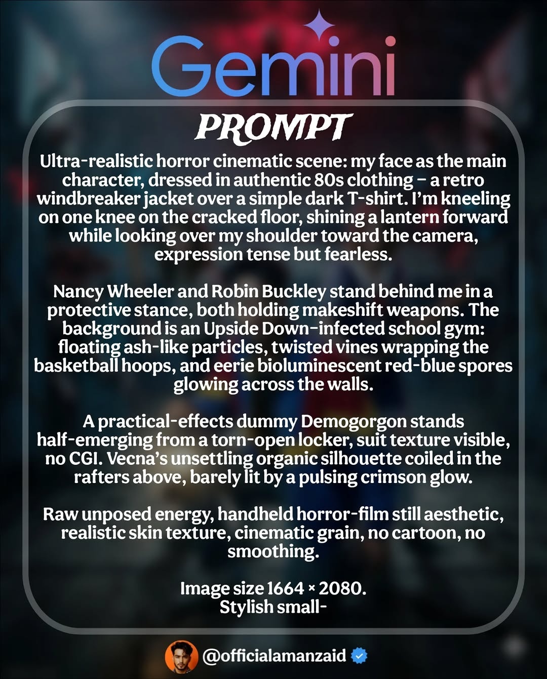 How to use Google Gemini to create Stranger Things 5 ​​fan art that's gone viral on social media. Picture 1