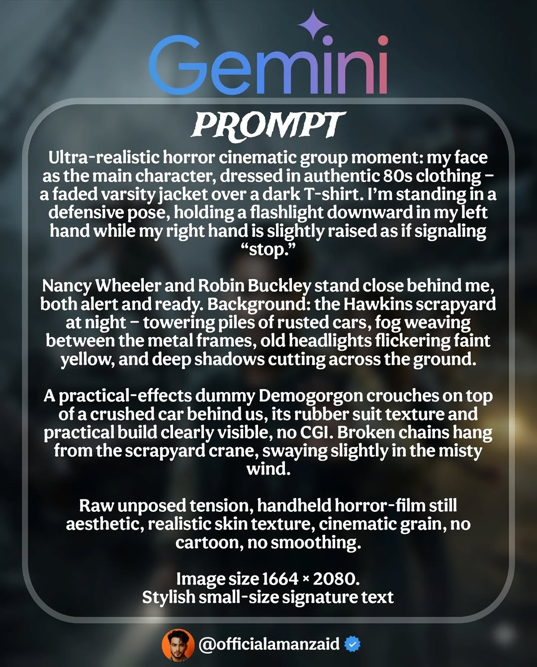 How to use Google Gemini to create Stranger Things 5 ​​fan art that's gone viral on social media. Picture 3