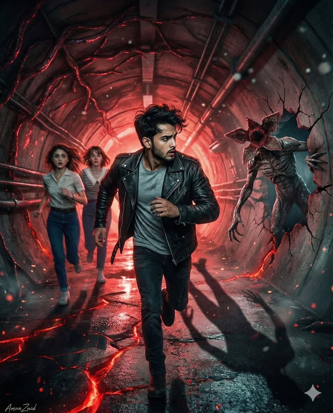 How to use Google Gemini to create Stranger Things 5 ​​fan art that's gone viral on social media. Picture 4