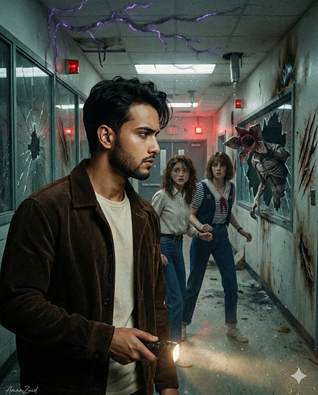 How to use Google Gemini to create Stranger Things 5 ​​fan art that's gone viral on social media. Picture 6