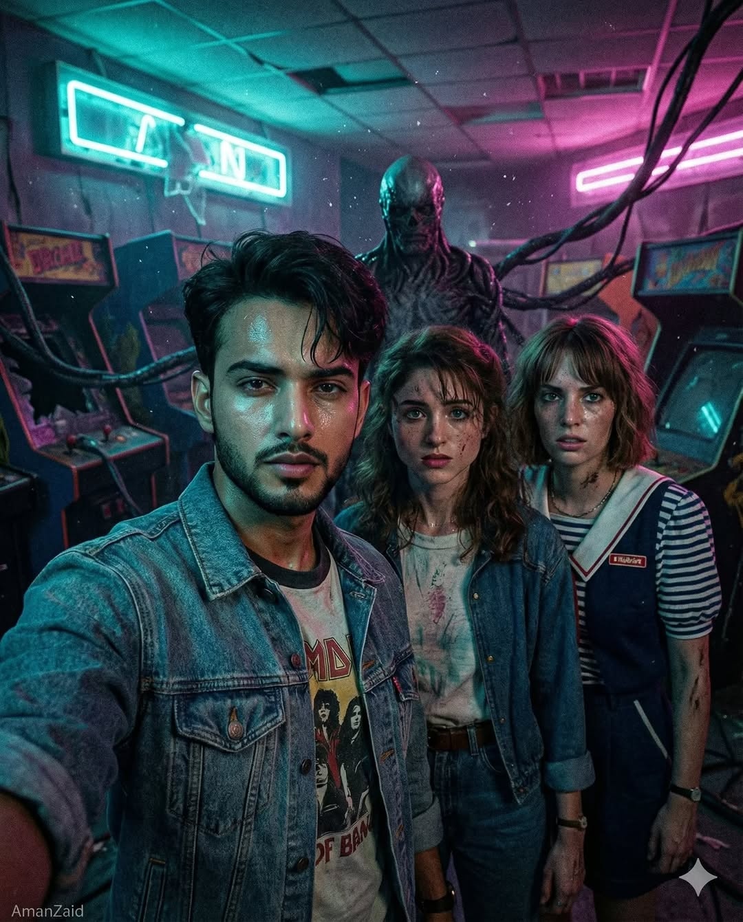 How to use Google Gemini to create Stranger Things 5 ​​fan art that's gone viral on social media. Picture 8