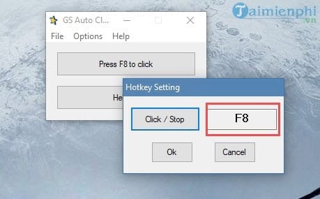 How to use GS Auto Clicker, automatically click mouse on computer Picture 11
