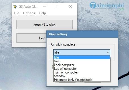 How to use GS Auto Clicker, automatically click mouse on computer Picture 13