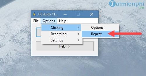 How to use GS Auto Clicker, automatically click mouse on computer Picture 5