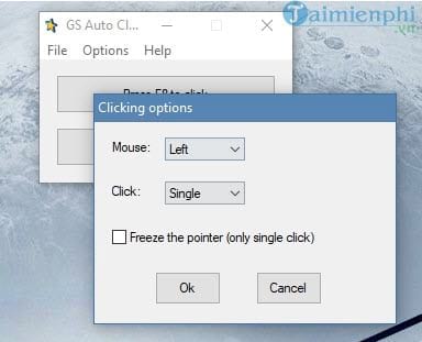 How to use GS Auto Clicker, automatically click mouse on computer Picture 7