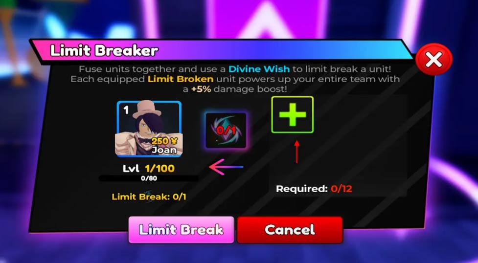 How to Use Limit Breaker in Anime Adventures Picture 4