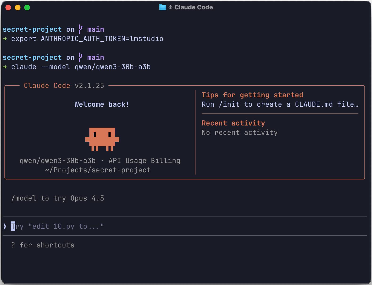 How to use LM Studio models in Claude Code Picture 1