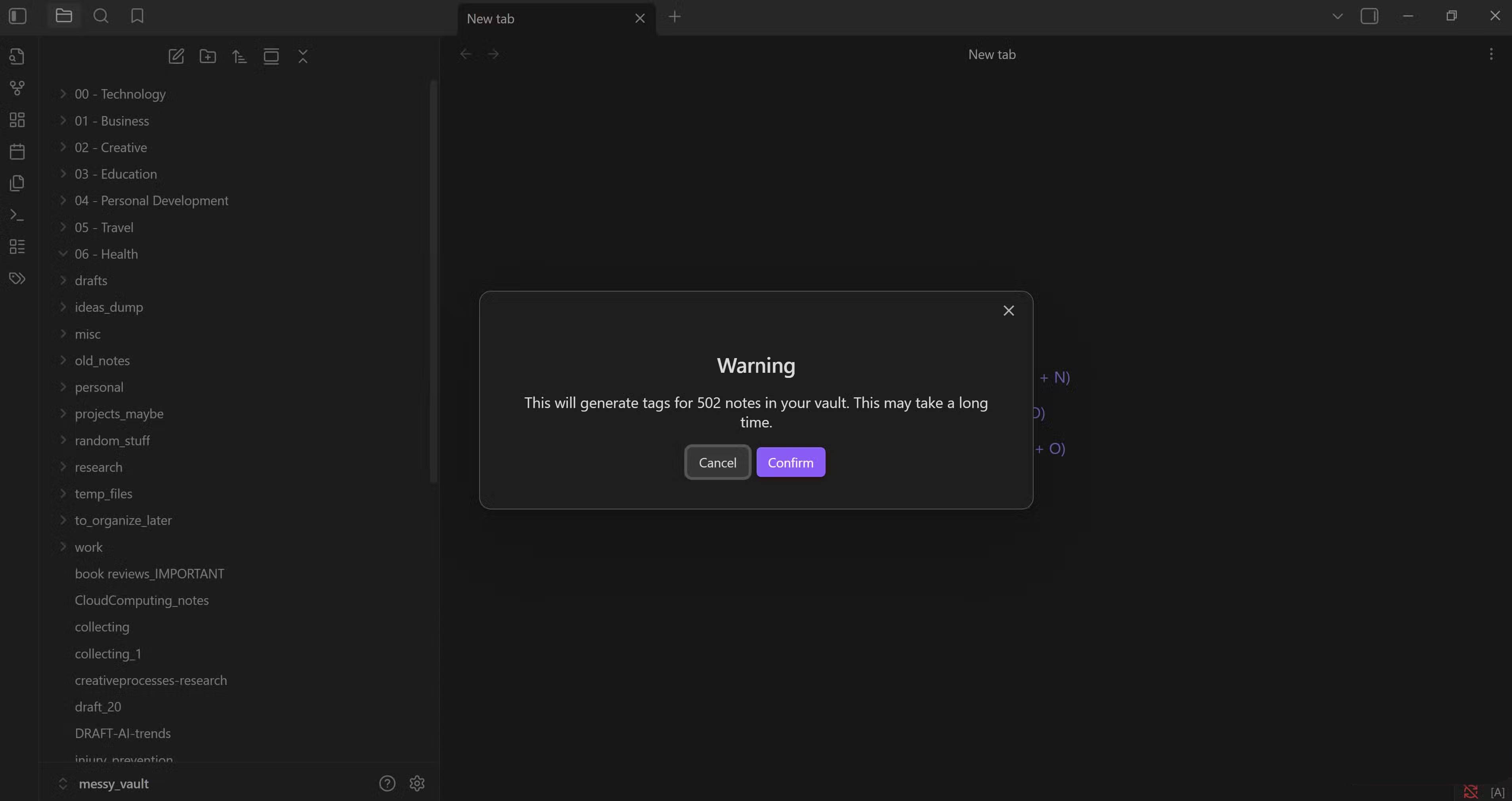 How to use local LLM to sort chaotic Obsidian inventory Picture 13