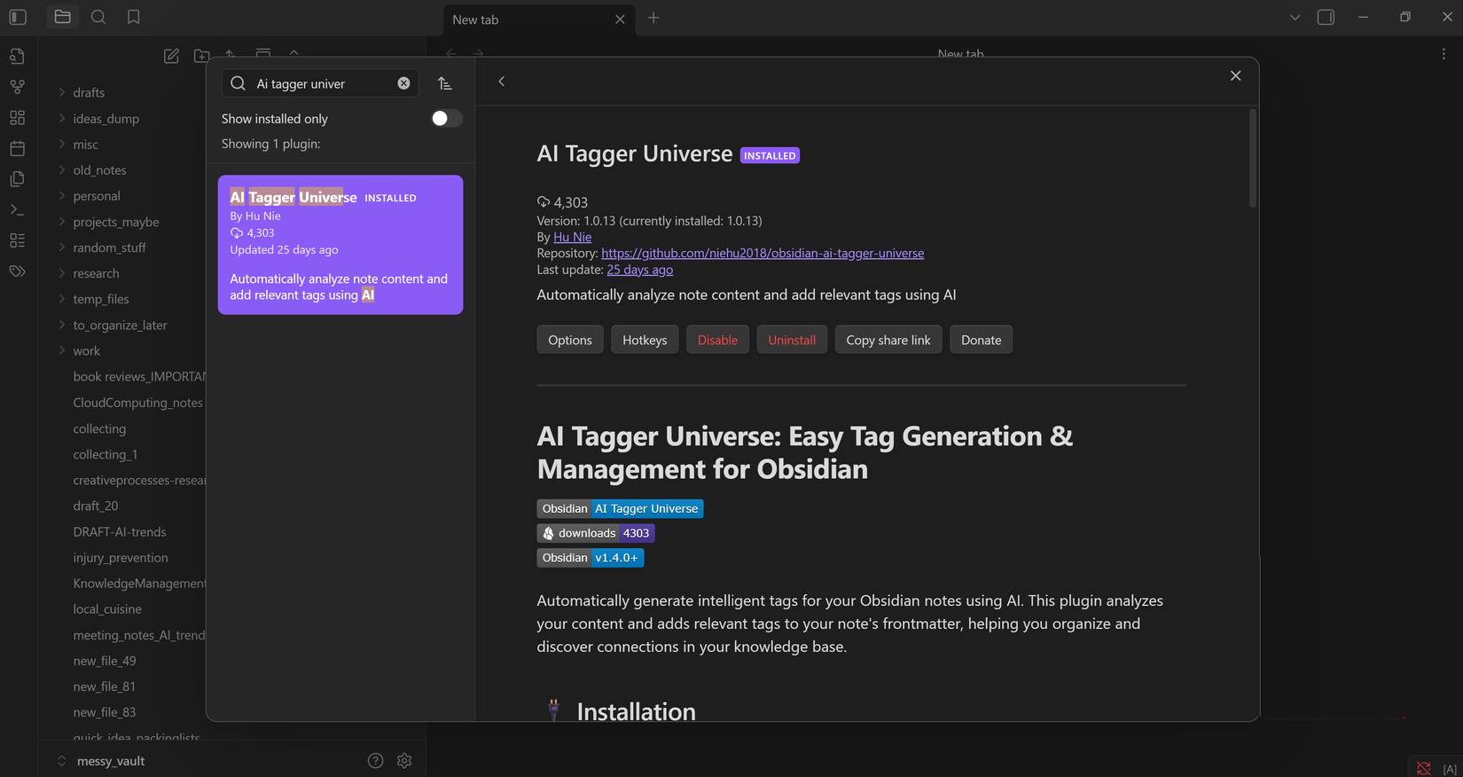 How to use local LLM to sort chaotic Obsidian inventory Picture 2