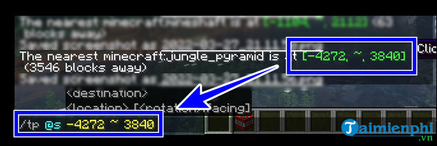How to use locate command in Minecraft to find populations and wonders Picture 7