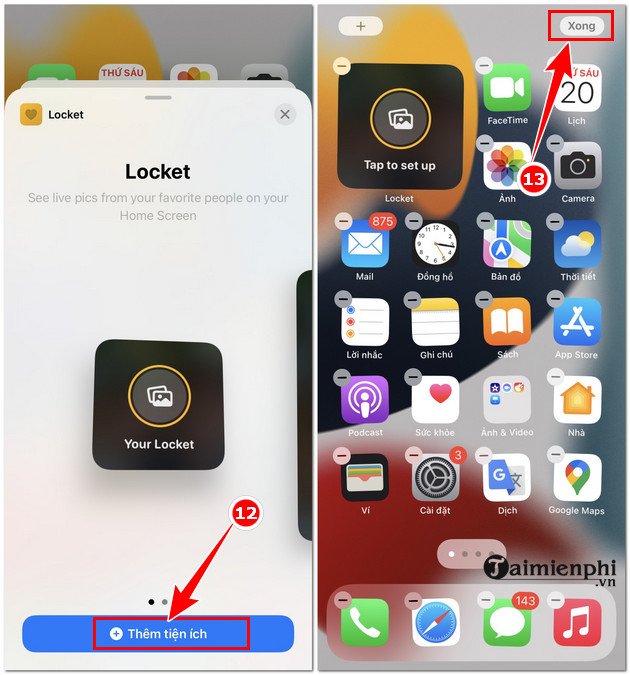 How to use Locket Widget on iPhone Picture 7