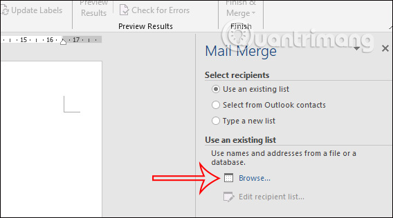 How to use mail merge in Word to merge text Picture 4