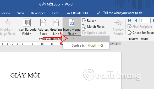 How to use mail merge in Word to merge text Picture 8