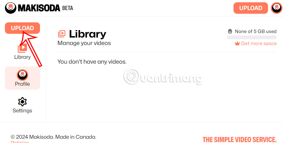 How to use Makisoda to store videos up to 5GB Picture 4