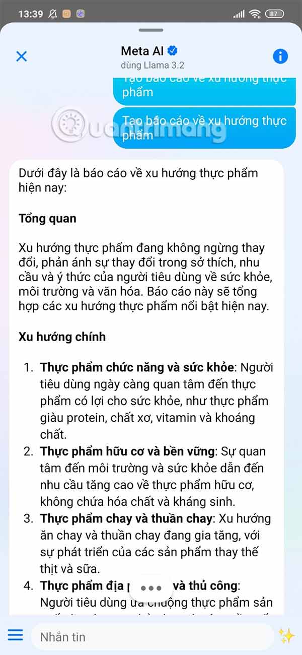 How to use Meta AI chatbot on Messenger Picture 4