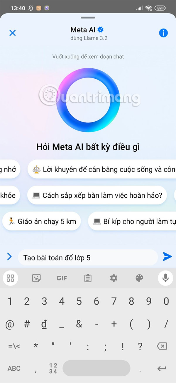 How to use Meta AI chatbot on Messenger Picture 6