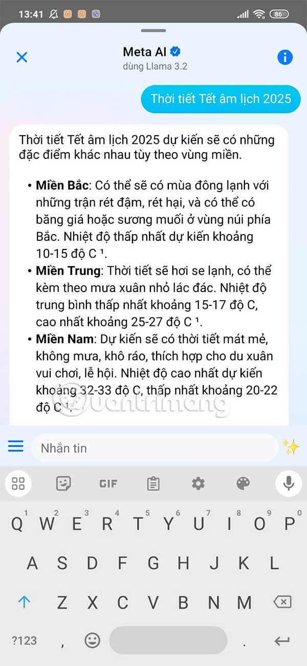 How to use Meta AI chatbot on Messenger Picture 8