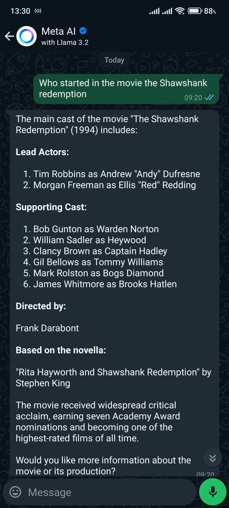 How to use Meta AI on WhatsApp Picture 3