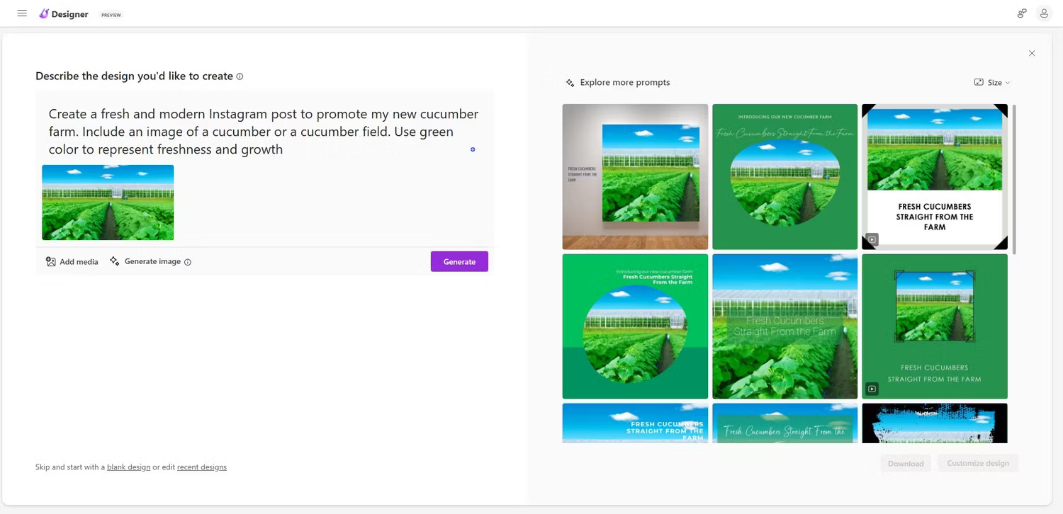 How to use Microsoft Designer to design images Picture 9