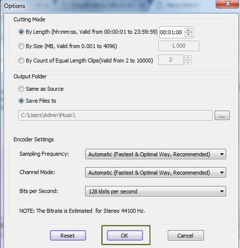 Picture 7 of How to use MP3 Cut to trim music