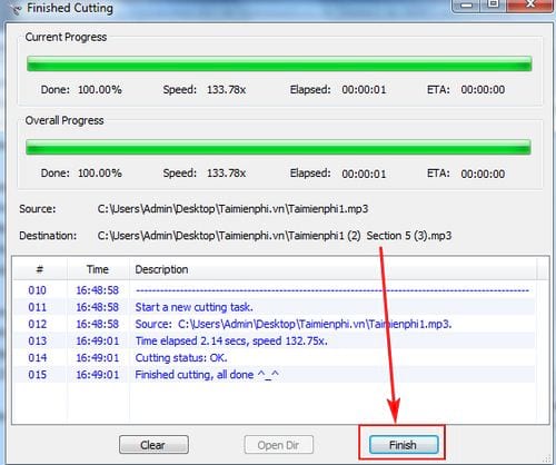 Picture 9 of How to use MP3 Cut to trim music
