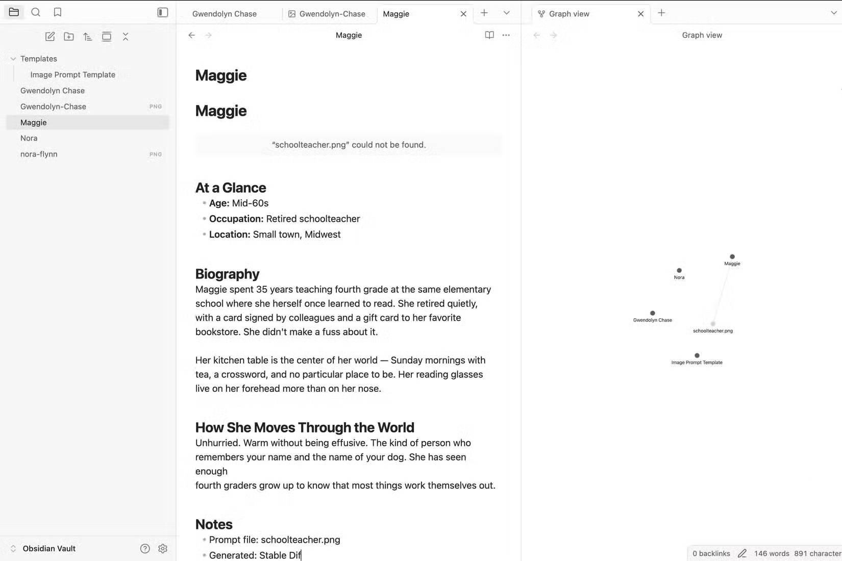 How to use Obsidian with local AI to visualize things. Picture 2