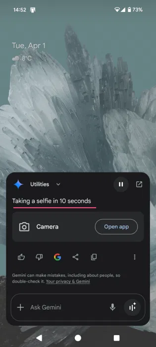 How to Use Palm Timer to Take Selfies on Android Picture 8