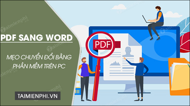 Picture 1 of How to use PDF to Word conversion software on a computer/PC.