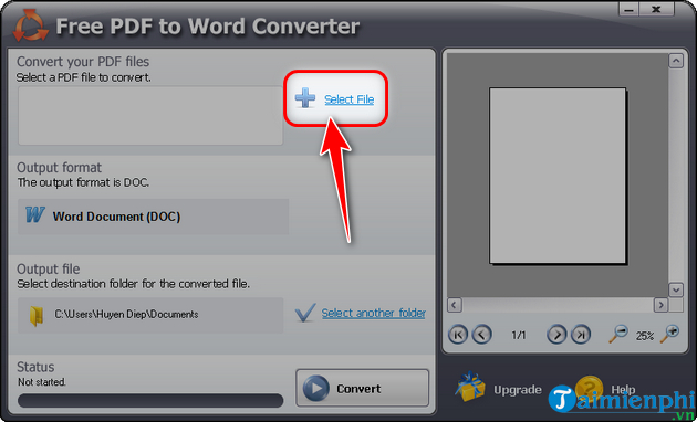 Picture 10 of How to use PDF to Word conversion software on a computer/PC.