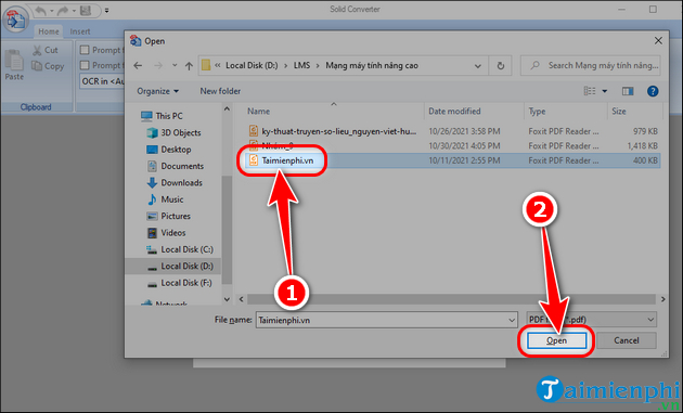 Picture 3 of How to use PDF to Word conversion software on a computer/PC.