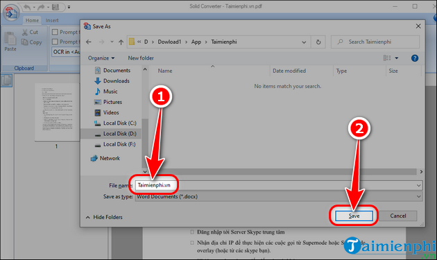 Picture 5 of How to use PDF to Word conversion software on a computer/PC.