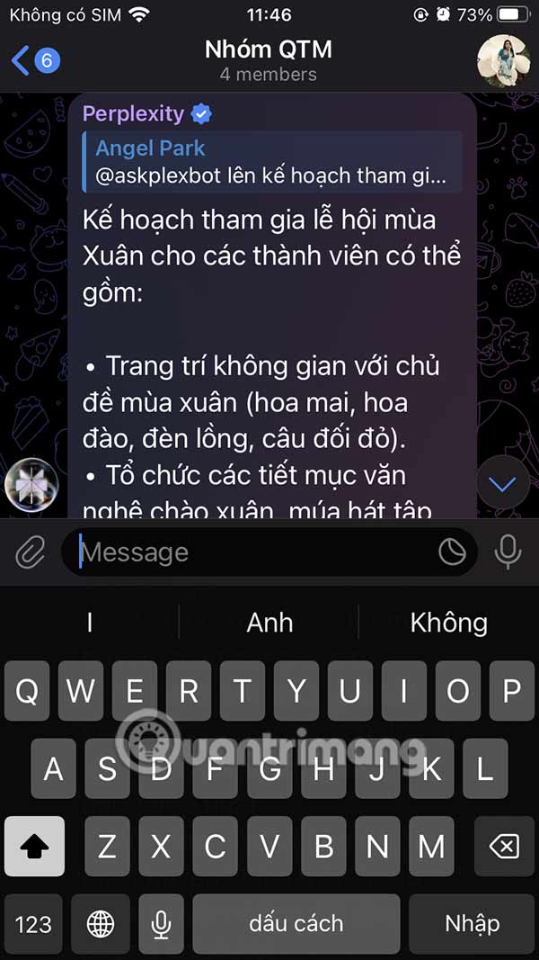 How to Use Perplexity in Telegram Picture 13