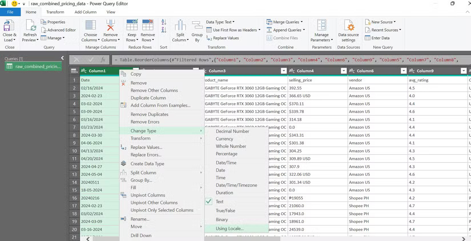 How to Use Power Query to Clean Excel Data Picture 1