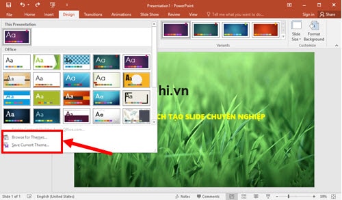 images 4 of How to use PowerPoint to create professional presentation slides.